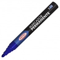 MARCADOR PERMANENTE S50 PUNTA REDONDA AZUL