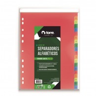 SEPARADOR CARTA INDICE A Z CARTULINA