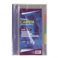 CARPETA VINIL OFICIO MULTIMATERIA