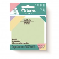 NOTA ADHESIVA VERDE PASTEL 7.6 X 7.6 CM 100 HOJAS
