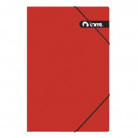 CARPETA CON ELASTICO OFICIO ROJA