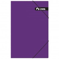 CARPETA CON ELASTICO OFICIO MORADO