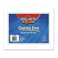GOMA EVA BLANCO 20 X 30 CM 10 HOJAS