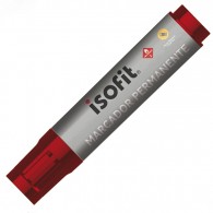 MARCADOR PERMANENTE JUMBO ROJO PUNTA BISELADA