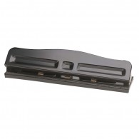PERFORADORA PEQUEÑA METALICA 3 PERFORACIONES 10 HOJAS