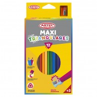 LAPICES DE COLORES MAXI 12 COLORES TRIANGULAR