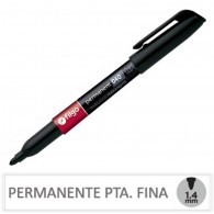 MARCADOR PERMANENTE PUNTA FINA 1 MM 040 NEGRO