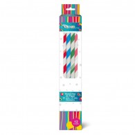 BOMBILLA PAPEL LINEAS COLOR SURT 25 UN
