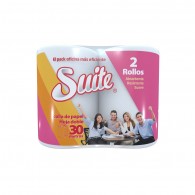 TOALLA ABSORBENTE DOS HOJAS 30 MT X 2