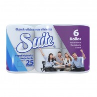 PAPEL HIGIENICO DOS HOJAS 25 MT X 6 UN