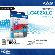 CARTUCHO TINTA LC402XCS CIAN/CYAN 1500 PAGINAS
