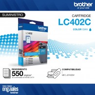 CARTUCHO TINTA LC402CS CIAN/CYAN 550 PAGINAS