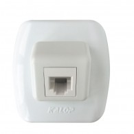 TOMA TELEFONO RJ11 BCO TEKNA