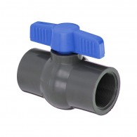 VALVULA BOLA 3/4 PULGADA PVC MANILLA AZUL