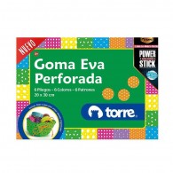 CARPETA CON GOMA EVA PERFORADA