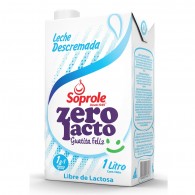 CAJA LECHE DESCREMADA SIN LACTOSA  ZERO 1 LT