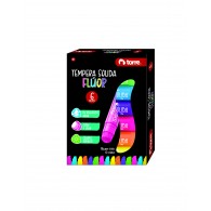 TEMPERA SOLIDA 6 COLORES FLUOR