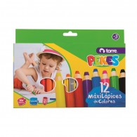 LAPICES DE COLORES PEKES 12 UN MAS SACAPUNTA