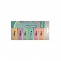 DESTACADOR PASTEL 6 COLORES