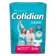 PAÑAL ADULTO CLASICO TALLA M 8 UN