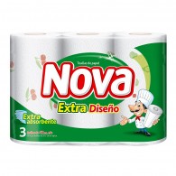 TOALLA PAPEL EXTRA 12 MTS x 3 UN
