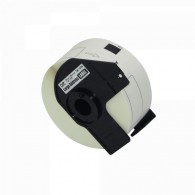 ETIQUETA ADHESIVA DK-1208 1.4" X 3.5" NEGRO SOBRE BLANCO BROTHER