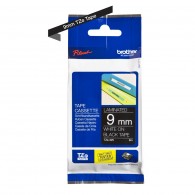 CINTA TZE-325 BLANCO/NEGRO 9 MM (0.35") X 8 M (26.2')