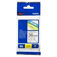 CINTA TZE-261 NEGRO/BLANCO 36 MM (1.4") X 8 M (26.2')