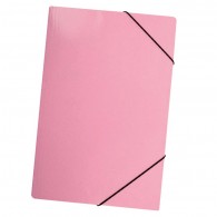 CARPETA CON ELASTICO ESTANDAR OFICIO CARTA ROSADO PASTEL