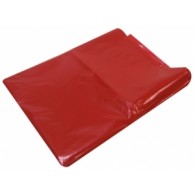 BOLSA BASURA PLANA ROJA 120X130 CM 10 UN