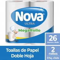 TOALLA ULTRA 26 MT 2 ROLLOS
