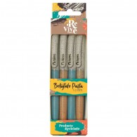 LAPIZ PASTA PUNTA MEDIA NEGRO PACK 4 UNIDADES 1.0 MM