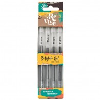 BLISTER BOLIGRAFO GEL 0,5 4 UN NEGRO REVIVE