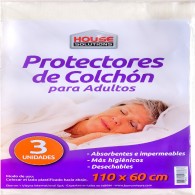 SABANILLA PROTECTORA 60X110CM BOLSA 3 UN