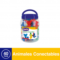 ANIMALES PLASTICOS CONECTABLES 40 UN