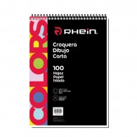 CROQUERA CARTA 21.6X27.9 CM 100 HOJAS  