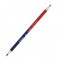 LAPIZ BICOLOR AZUL/ROJO GRUESO JUMBO TRIANGULAR