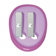 SACAPUNTA PLASTICO 2 ORIFICIOS SOFT GRIP 