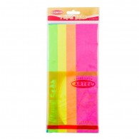 SET PAPEL SEDA VOLANTIN 5 COLORES FLUOR