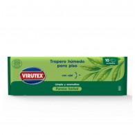 TRAPERO HUMEDO PISO MULTIUSO PUREZA HERBAL 10UN 
