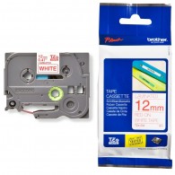 CINTA TZE-232 ROJO/BLANCO 12 MM