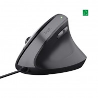 MOUSE ALAMBRICO VERTICAL BAYO II NEGRO