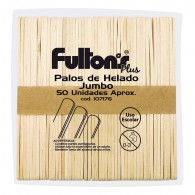 PALOS DE HELADO NATURAL JUMBO 50 UN