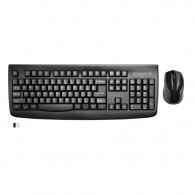 COMBO INALAMBRICO TECLADO MOUSE PRO FIT WIRELESS ANTIDERRAME K72324ES