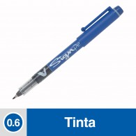 LAPIZ FIBRA V SINGPEN 0.6 MM AZUL