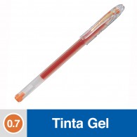LAPIZ TINTA GEL 0.7 MM PUNTA MEDIA NARANJO SUPER GEL