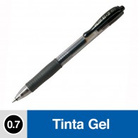 LAPIZ TINTA GEL 0.7 MM PUNTA MEDIA NEGRO RETRACTIL G2 GRIP DE GOMA
