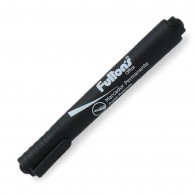 MARCADOR PERMANENTE FULTONS DESECHABLE PUNTA REDONDA  NEGRO 