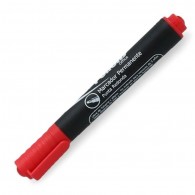 MARCADOR PERMANENTE FULTONS DESECHABLE ROJO PUNTA REDONDA 