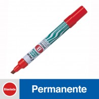 MARCADOR PERMANENTE PUNTA BISELADA SCA COLOR ROJO RECARGABLE